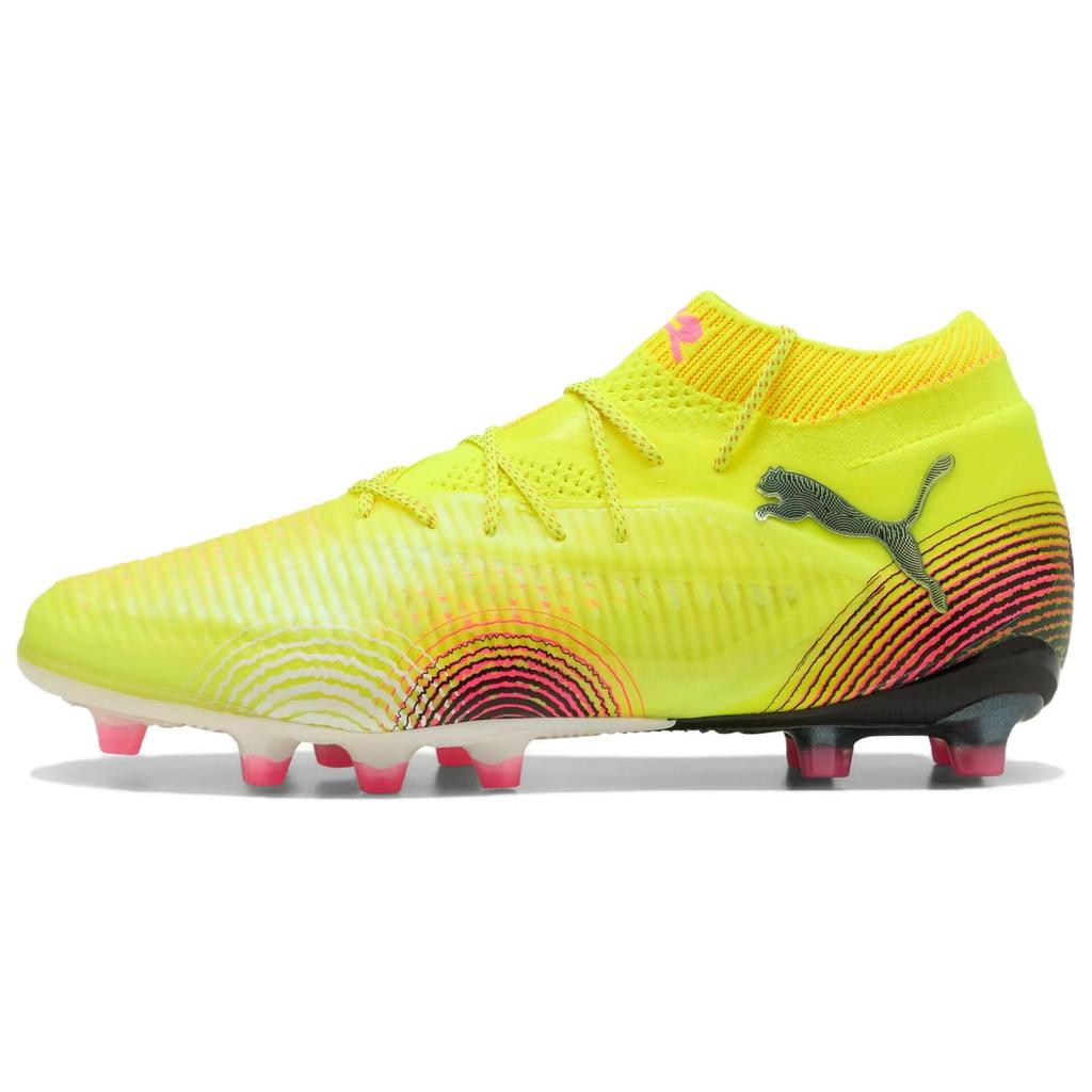Puma Future 8 Fashion Comfortable Ag (Rubber Short Studs) Soccer Shoes Men Soccer Shoes Yellow 108189-03