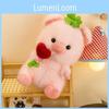 Embracing Cute Flower Four Leaf Pig Cartoon Animal Plush Toy Pillow For Children