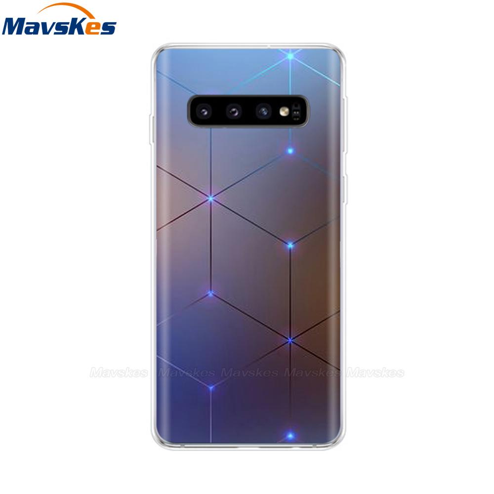 Новейший чехол из ТПУ с принтом для Samsung Galaxy S10 S10 + чехол для телефона Samsung S10 Plus S10e, задняя крышка, бампер Fundas Coque