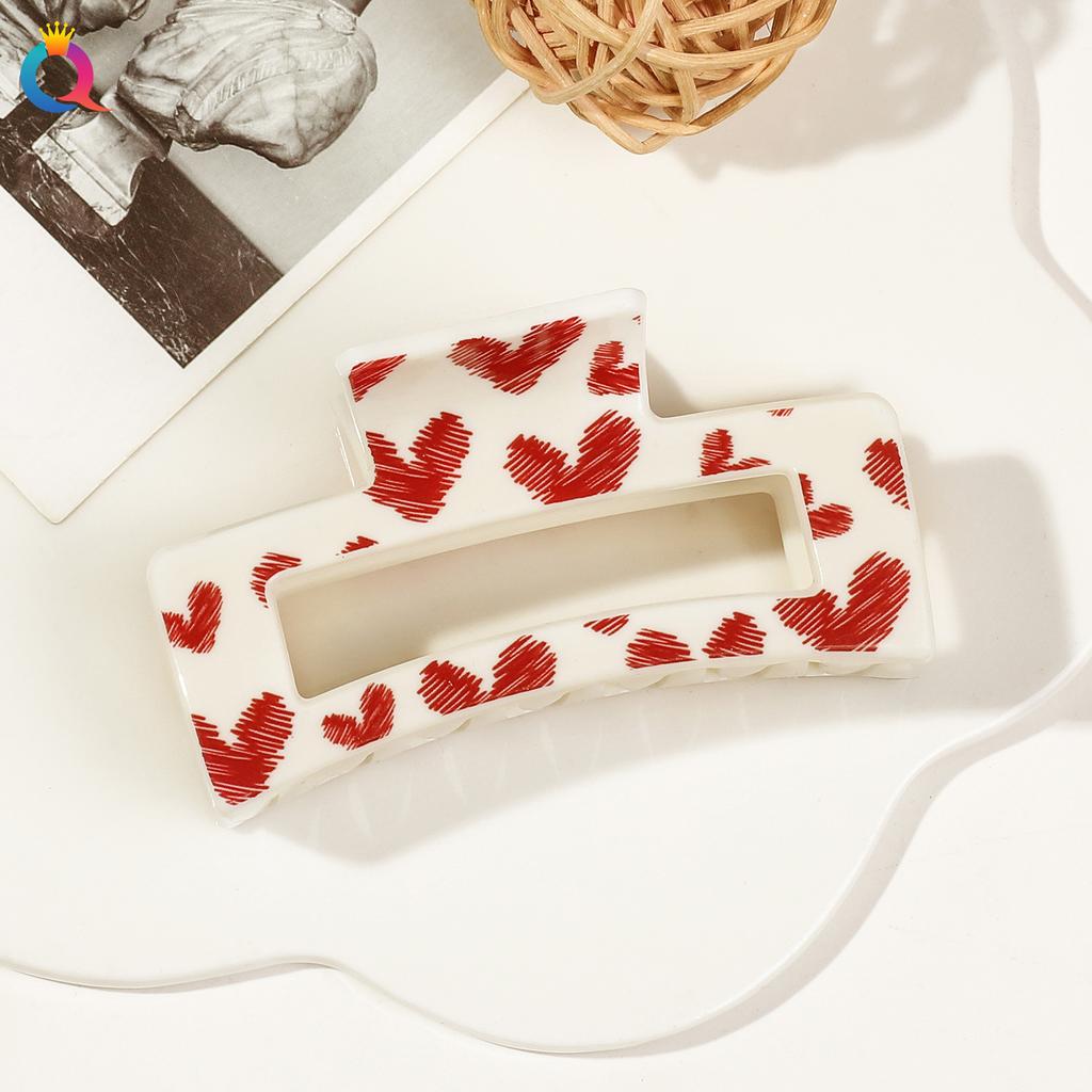 Printed Hair Clip Shark Clip Leopard Clip Large Summer Clip Hair Accessories