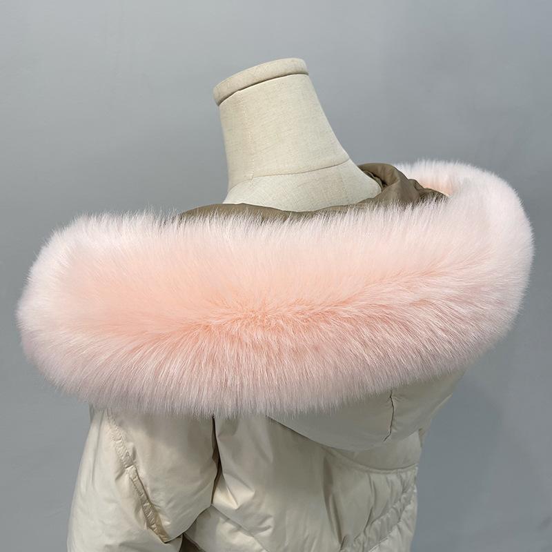 Женский мягкий воротник с запахом шеи, зимние теплые шарфы, женский пушистый шейный платок с воротником из искусственного меха