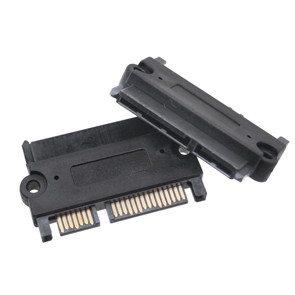 30-5PC SATA Male To Female Power Data Converter 22Pin 7+15 Male To Female Converter Head Power Data Adapter SATA To SATA Adapter