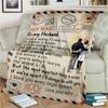 Моему мужу/жене одеяло авиапочтой «Я люблю тебя больше всего» одеяло подарок для мужа/жены Рождественский подарок от мужа/жены одеяло