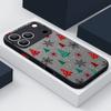 Чехол для iPhone 16 Pro Max Рождественские подарки Узор Гибридная TPU PC крышка Для iPhone17 Pro Max Funda Для iPhone 13 15 14 12 11 17 Air
