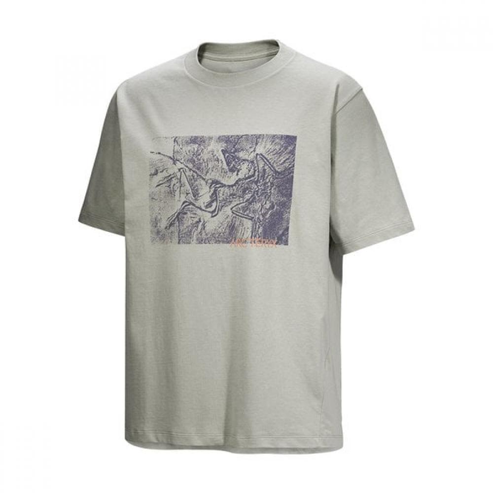 Arcteryx Ss26 Хлопок Crag Литография Ss Мужская Atqsm09926