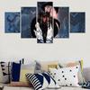 Wall Canva Art Print Painting Poster 5 Panel Animed Igris Warrior Cartoon Modular Picture For Home Decoration Painting Kids Room