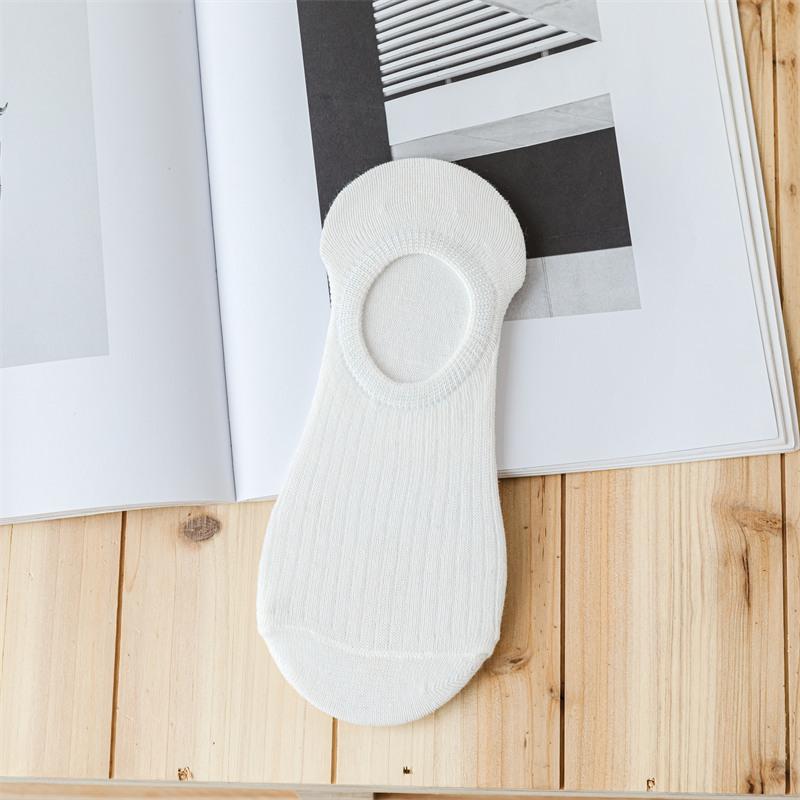 Женские полосатые носки-лодочки, однотонные носки в стиле ретро, женские дышащие невидимые носки, 1/4 ПАРЫ