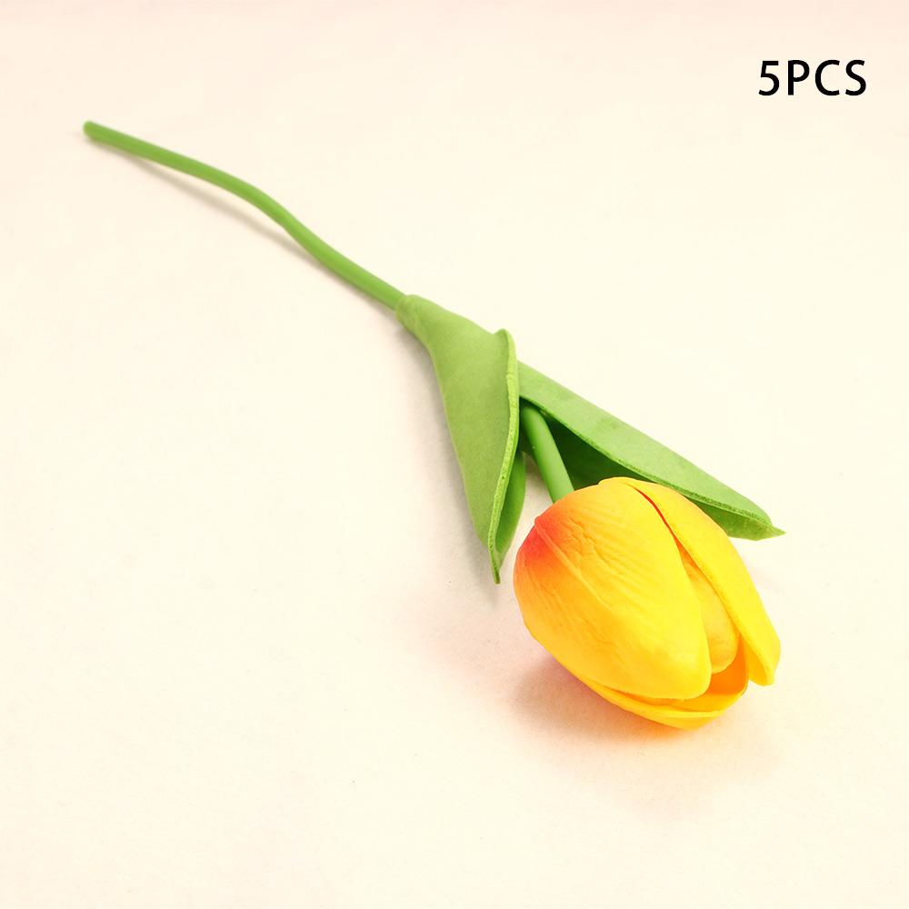 DIY Real Touch Гирлянда Свадебный букет Свадебная комната Искусственные цветы Тюльпан Искусственное растение Тюльпаны