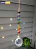 1pc Crystal Suncatcher Mobile Meditation Home Decor Rainbow Maker Prism Suncatcher (Rainbow and Fantasy)