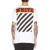 OFF WHITE Футболка мужская Белая SS21 OMAA002G20JER0100119