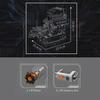Mould King 10225 Технический двигатель Игрушки Моторизованный V8 Автомобильный Двигатель Строительные Блоки Сборка Набор Кирпичей Двигателя Детский Рождественский Подарок