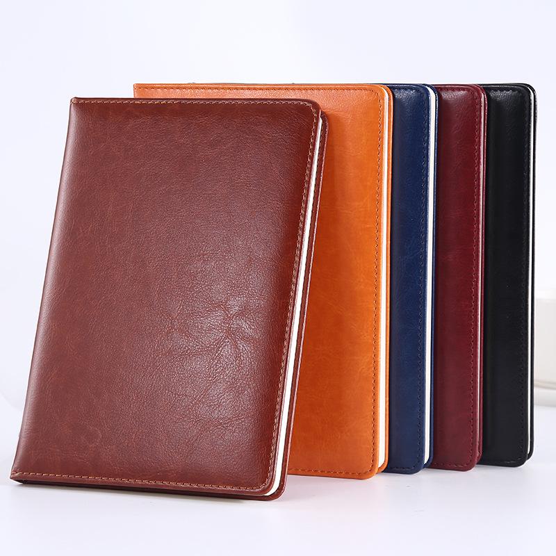 Подарочный набор из кожаных блокнотов премиум-класса с индивидуальным логотипом, форматы A5/B5, толстый блокнот для конференций