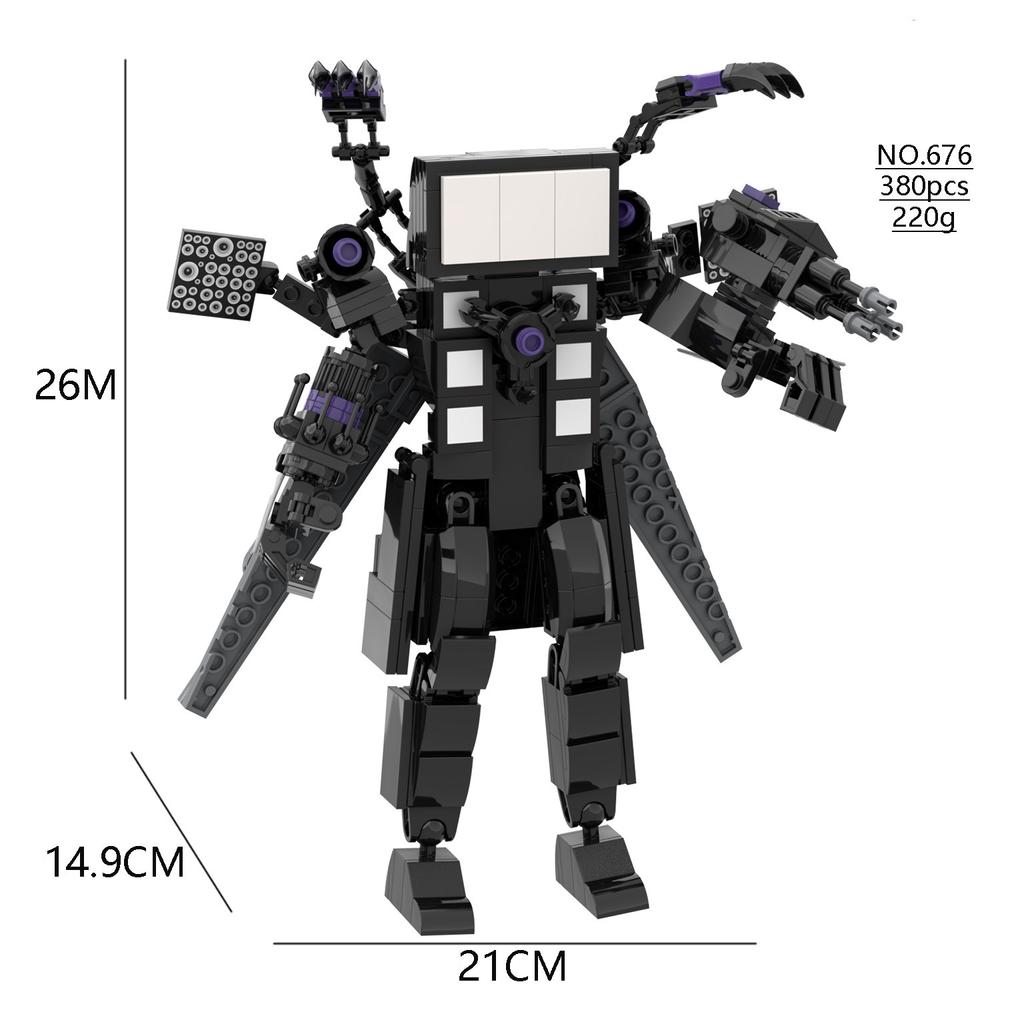 Строительный блок Титан Часы Человек 2.0 Оператор Спикер Дрель Человек Кирпичи Модель