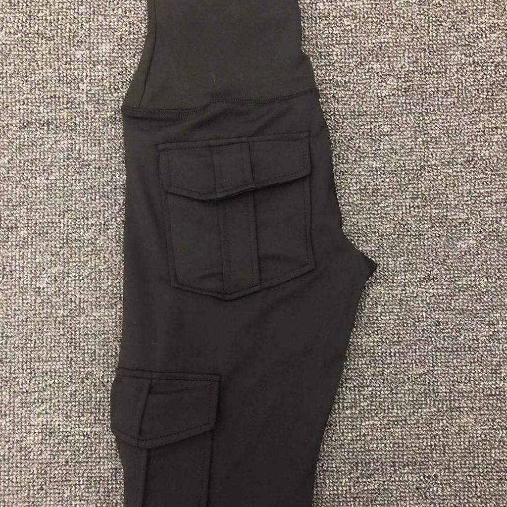 Women Leggings Fitness Sports High Waist Leggins Pocket Push Up Pants Workout Leggings Cargo Pants Casual Hip Pop Pants