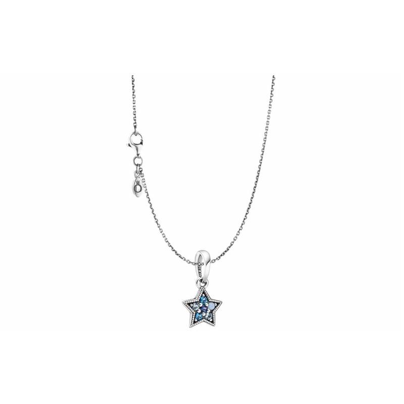 Pandora Bright Blue Star Pendant Women's Blue 396376NSBMX