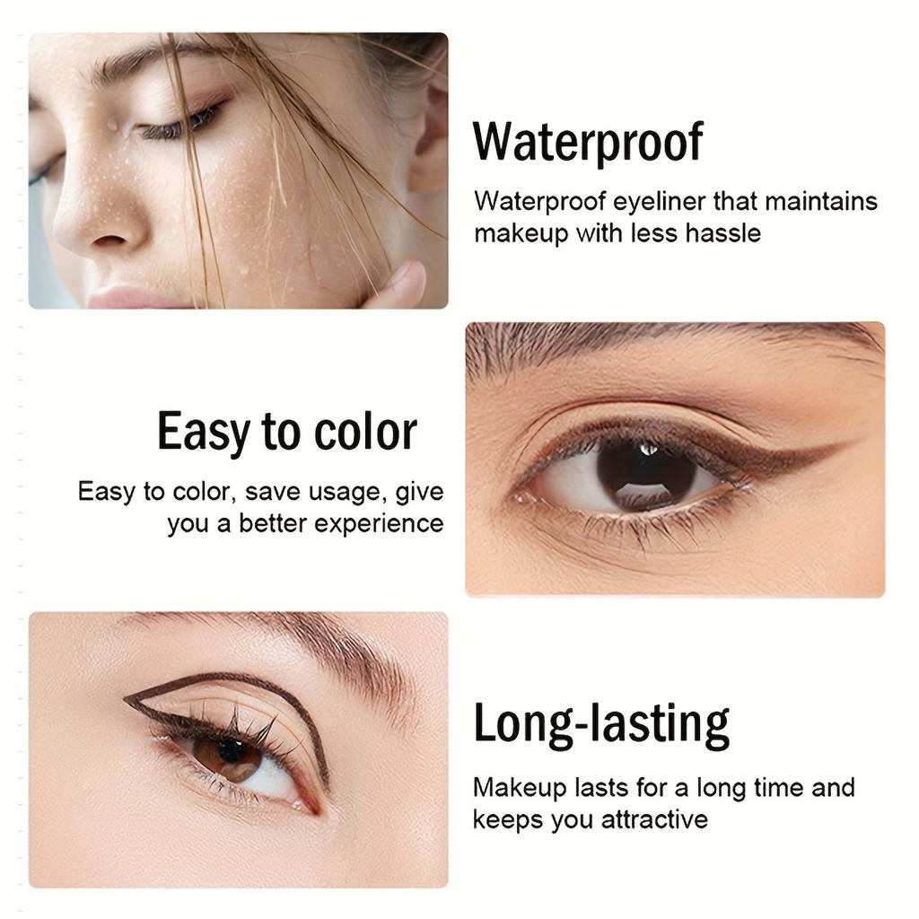 8-цветные автоматические выкручивающиеся гелевые карандаши для глаз: Водостойкая, не размазывающаяся, стойкая, легко наносится и обеспечивает легкое нанесение макияжа глаз