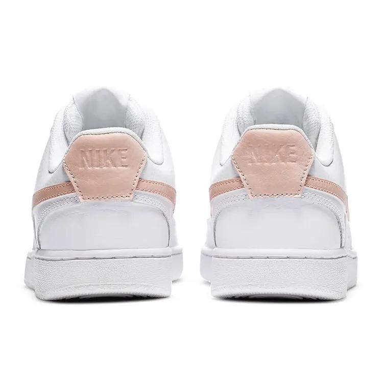 Nike Womens Court Vision Low 'Washed Coral' (women's sizes) White / Washed Coral Skate Shoes CD5434 105