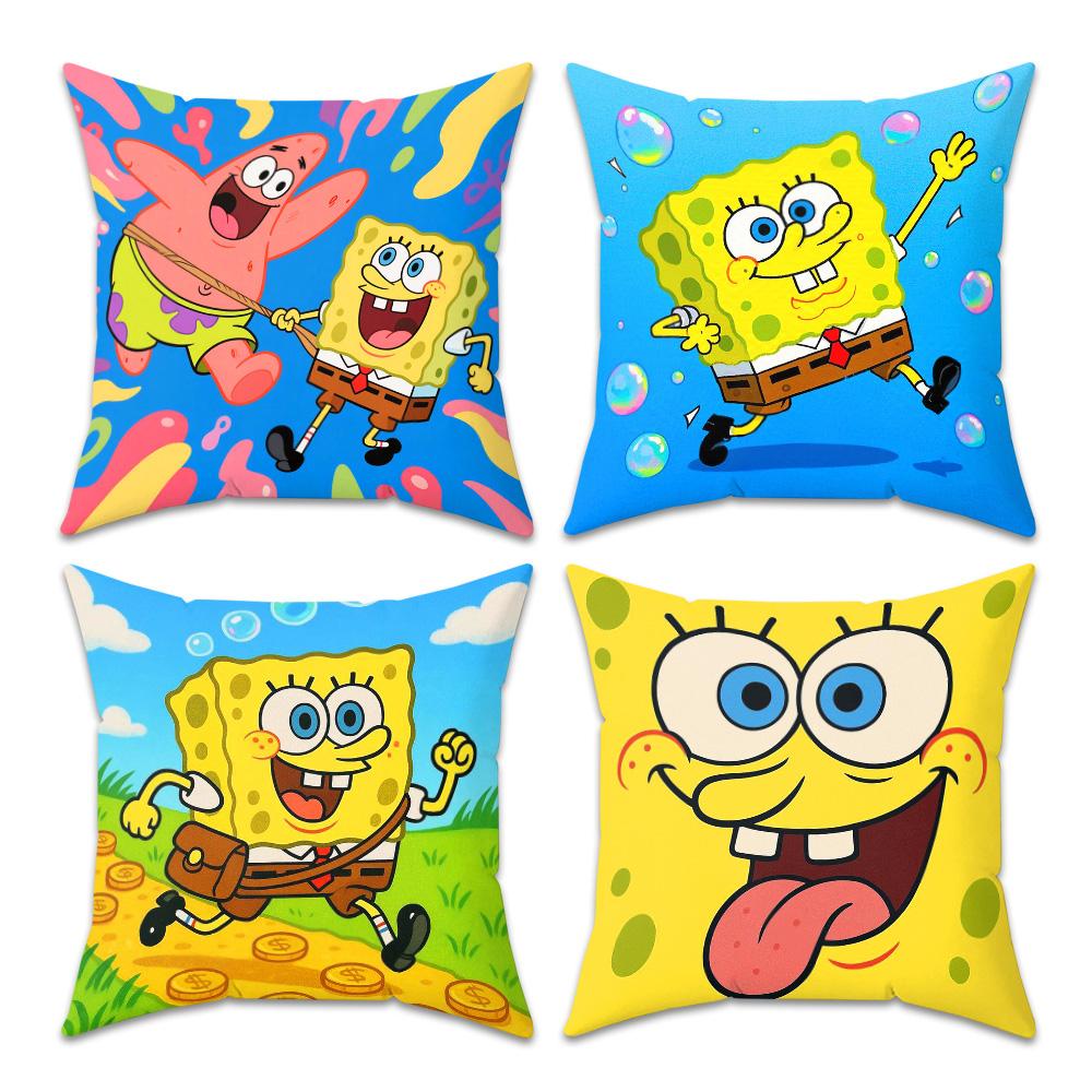 Ornamental Pillows for Living Room Ssponges Bbobs Decorative Sofa Cushions Cover Pillow Cases Personalized Gifts Covers Sofas