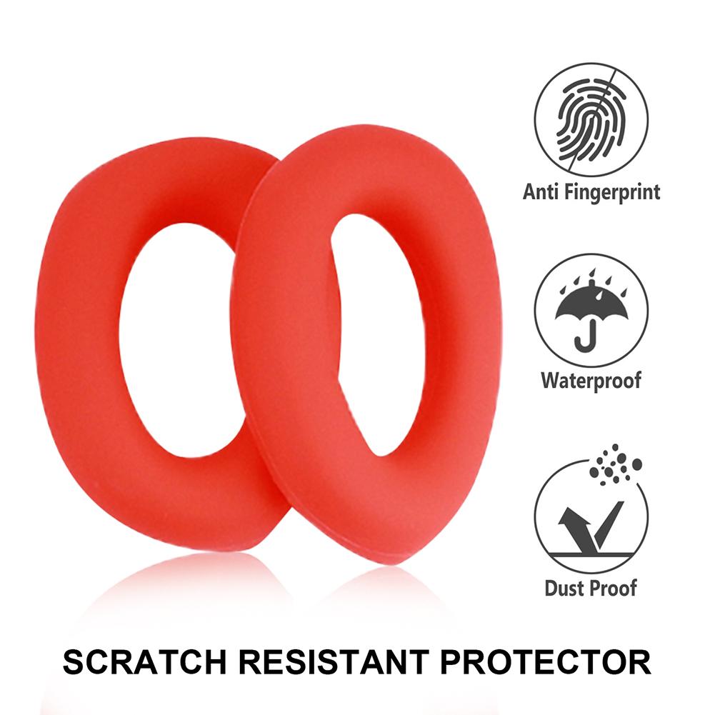 2 шт. Силиконовые накладки на амбушюры Защитные накладки на амбушюры с шумоподавлением Сменные Моющиеся Потостойкие для гарнитуры Sony WH-1000XM5