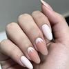 New Pink Gradient Cute Style Versatile Whitening Nails Set - 24 Pieces
