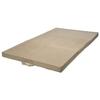 Matelas Pliable Matelas Invité 200x120x10 Cm Blanc Cassé