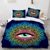 Big Eye Duvet Cover Cover Colourful Painting Art Comforter Cover King Queen Size for Teens Adults Kids Polyester Bedding Set