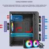 Новый корпус для игрового ПК Lingzhi Side-Transparent от CrossBorder — настольный компьютер с водяным охлаждением и сетчатым дизайном
