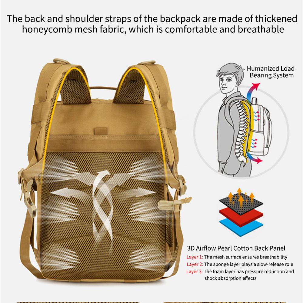 Многофункциональный рюкзак для кемпинга, рюкзак большой емкости для походов на открытом воздухе, альпинизма