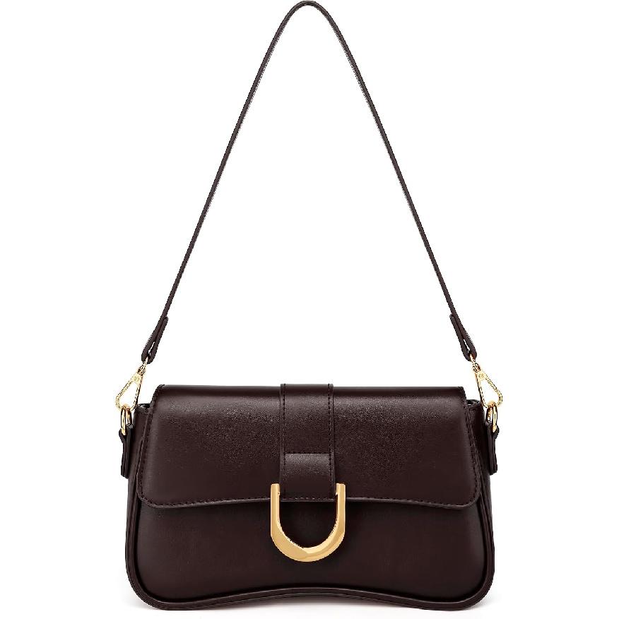 KKXIU Shoulder Bag for Women, Small Handbag Cute Purse Retro Clutch Underarm Hobo Bag