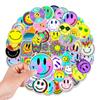 50 Smiling Faces Graffiti Stickers Car Suitcase Water Cup Computer Waterproof Stickers