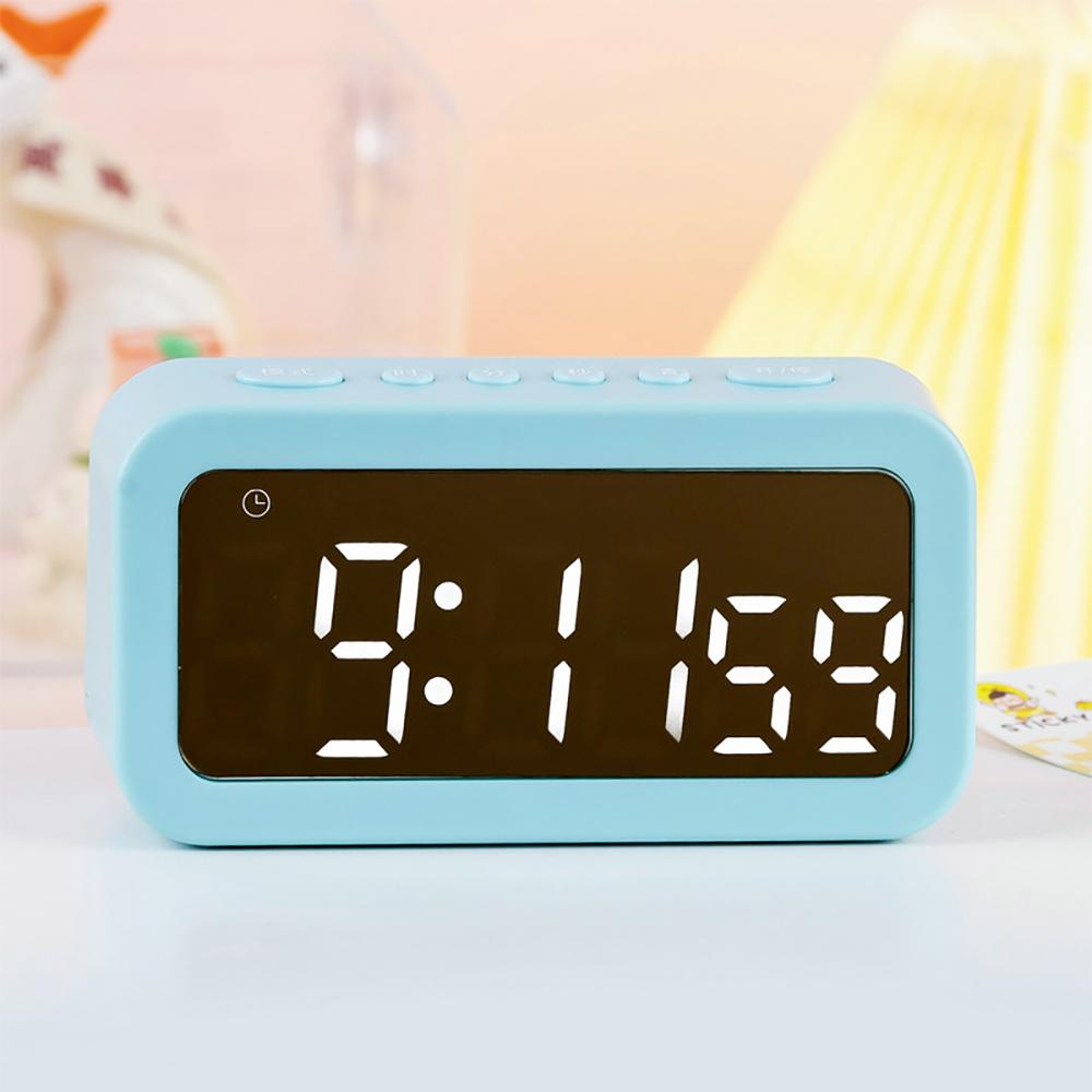 Мини светодиодные цифровые часы-таймер с бесшумным светом, электронные часы, кухонный таймер, студенческий таймер обратного отсчета, украшение на прикроватной тумбочке для подарка