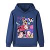 B1218 Kids Boys Girls Kpop Rumi Zoey Mira Print Long Sleeves Hoodie