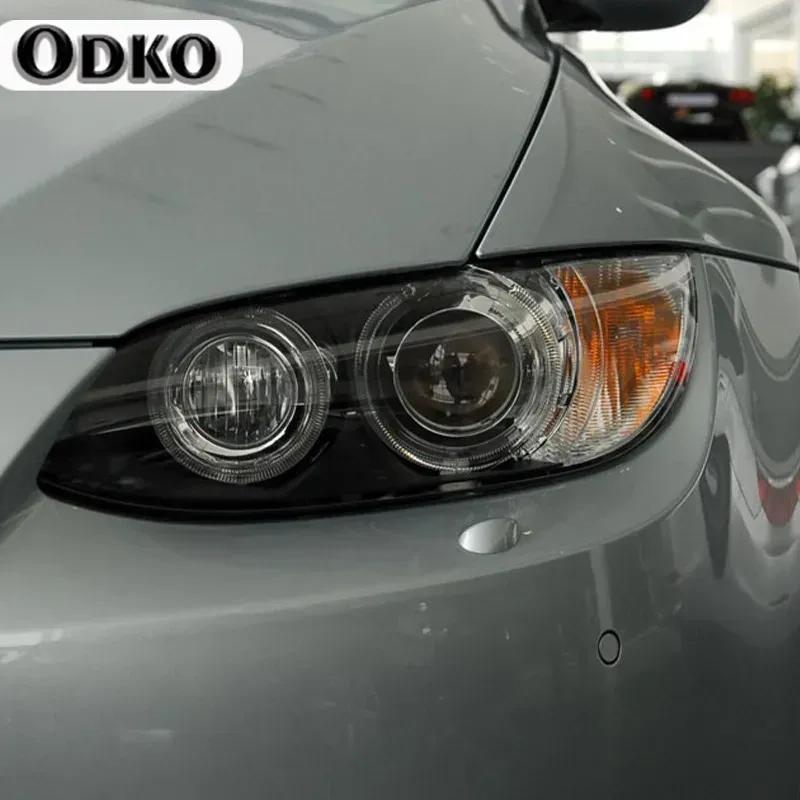 Car Headlight Tint Smoked Black Protective Film Front Light Transparent TPU Sticker For BMW M3 E90 E92 E93 2007-2013 Accessories