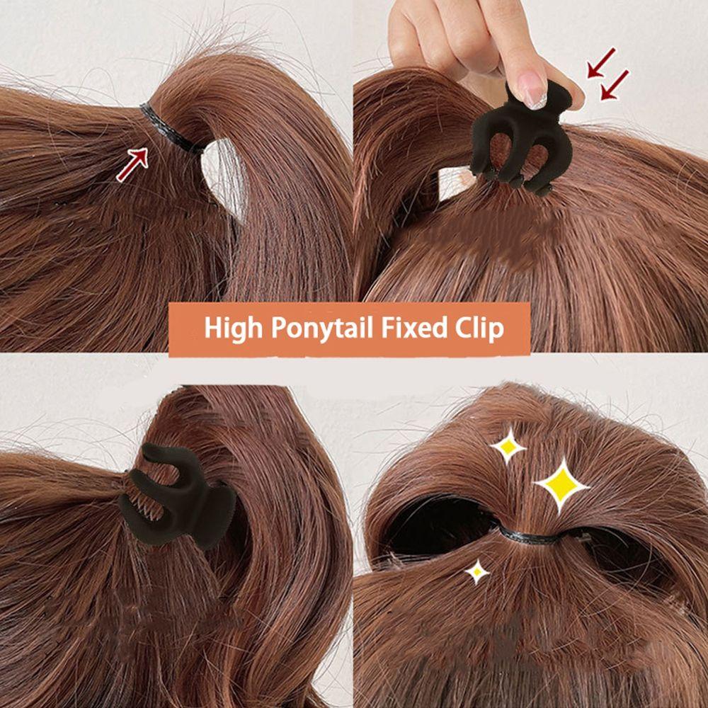 MIni Hairpin Black Girls Hairpin High Ponytail Fixed Clip Small Hair Claw Korean Style Hair Clip