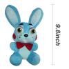 9.8” Plush Blue Rabbit Bonnie Plush Stuffed Animal Doll Game and Anime Fans Made Plushies for Boy Girl Plush Gifts