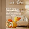 Waking Early Children'S Electric Toy Duck 360° Dynamic Early Education Encourages Crawling And Durable Usb