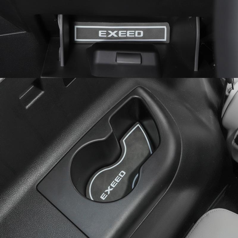 Car Door Groove Mat For Chery Exeed VX 2021 Anti-slip Cup Pad Rubber Rugs Slot Hole Interior Car-styling Accessories 17PSC