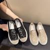 Fashion 2024 Summer New Breathable Flats Mesh Lace Casual Women's Shoes Fashion Thick Bottom Height Increase Laofers Slip On Single Shoe
