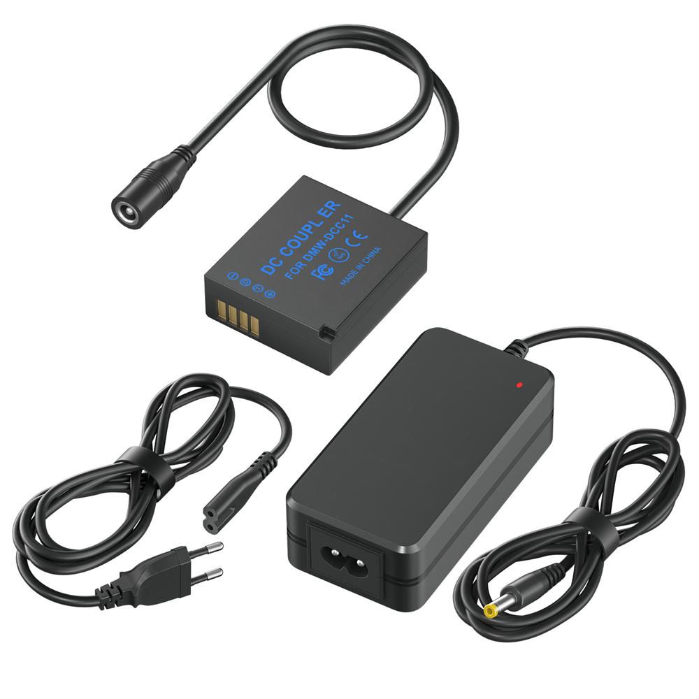 DMW BLG10 BLE9 DCC11 Пустышка аккумулятора 5 В USB-адаптер Зарядный кабель для Panasonic GX7 GX9 LX100 GX80 GX85 DMC-GF6 Блок питания для камеры