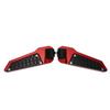 1Pair Motorcycle Foot Pegs Stylish Rugged Left Right Impact Resistant Rear Footrest Pedal For