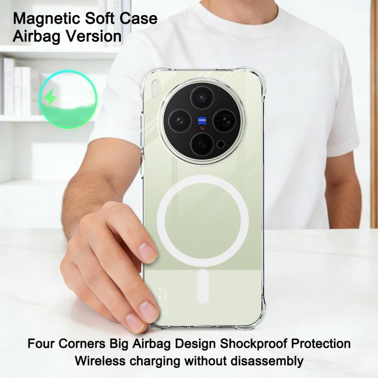 Phone Protective Case for vivo X300s Magnetic Shockproof Airbag TPU Phone Case