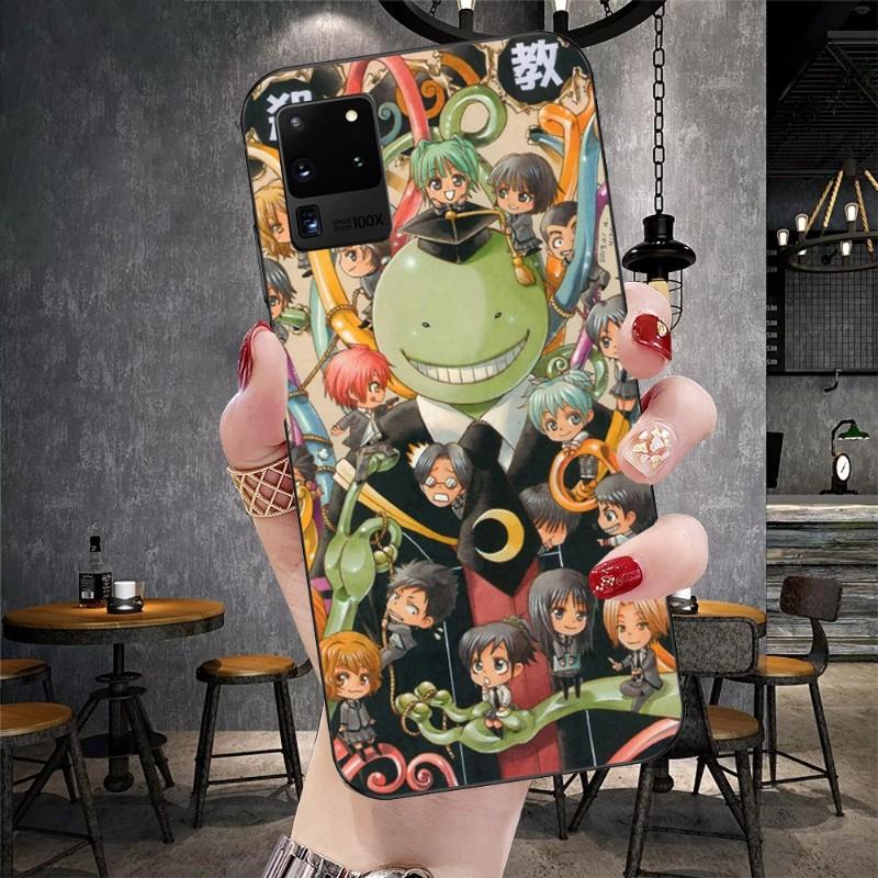 Чехол для телефона Assassination Classroom для Samsung Galaxy S6 S7 S8 S9 S10 S21 S22 Plus Ультрамягкий черный чехол для телефона