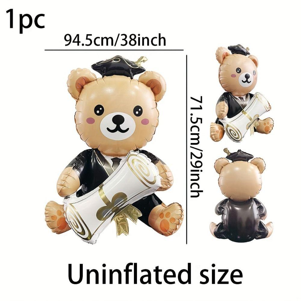 Милый воздушный шар для выпускного вечера 96,52 см Гелиевые шары Декор Шарик в виде выпускного медвежонка Школьные мероприятия