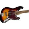 Squier от Fender Электробас Classic Vibe '60s Jazz Bass® Безладовый, Накладка из лаврового дерева, 3-цветный...