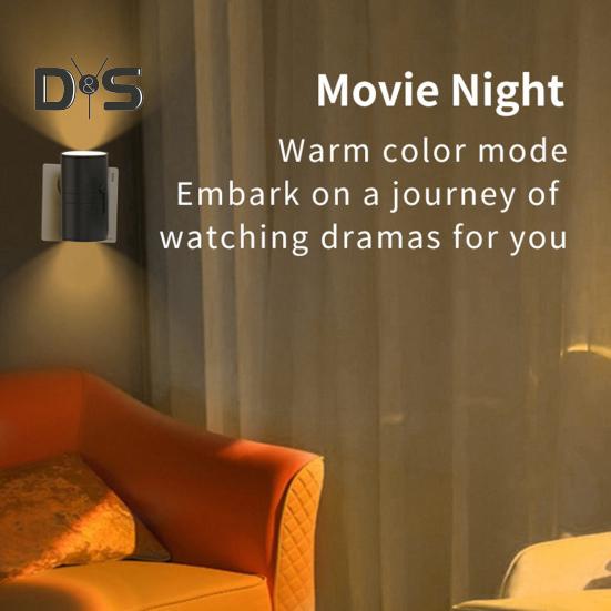 1/2 шт. светодиодный ночник с 16 цветами, высокая яркость, отсутствие мерцания, компактный дизайн, подключаемый ночник, прикроватная лампа