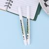 2Pcs 1.0Mm White Permanent Marker Pens Deep Hole Marker For Wood Rock Plastic Leather Glass Stone Metal Art Marker