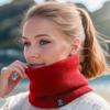 Fashion Soft Knitted Neck Warmer Outdoor Sports Scarf For Women Men Face Cover Winter Skating Running Hiking Scarves Collars