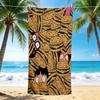 1Pc Burgers Eyes Beach Towel, Quick Dry, Multi-Use for Beach Pool Gym Yoga Home Travel, Christmas, Halloween, Xmas Gift M929420