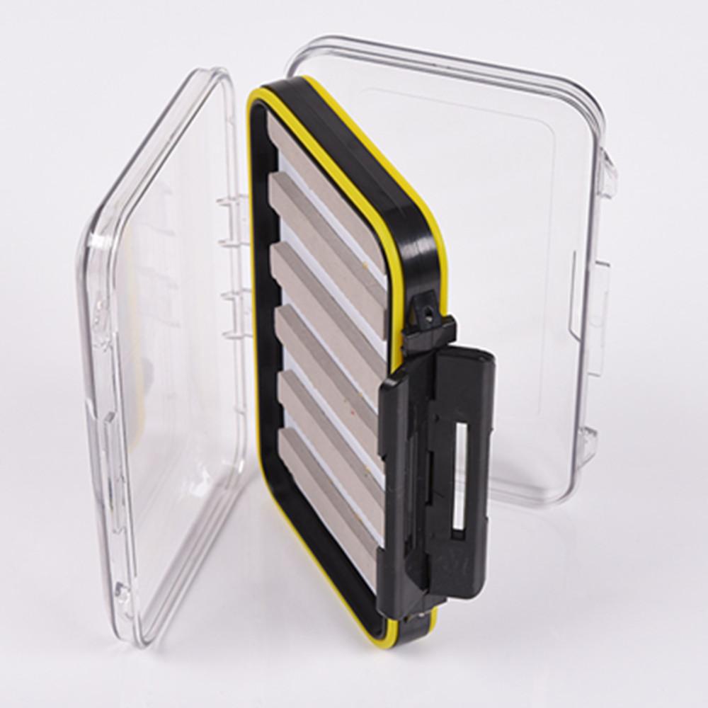 New ABS Fishing Tackle Box Portable Double Compartments Lure Hook Baits Pesca Accessory Plastic Baits Tackle Boxs