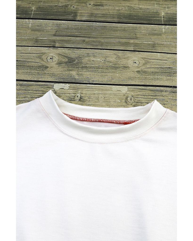 Azura Exchange Леопардовый тай-дай топ с длинными рукавами